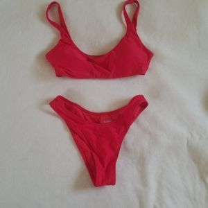 Express Sporty Red Baywatch Bikini Set
